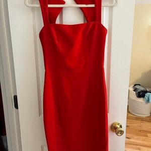 Likely Red Cocktail Dress 0